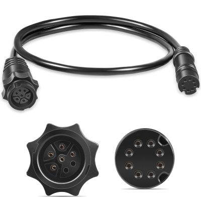 000-14068-001 7-Pin Transducer to Fishfinder and Chartplotter Adapter Cable Fits for Lowrance Hook/Reveal & Cruise