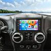 Surakey Car Stereo Radio for Jeep Wrangler JK 2007-2017 Android 13 with CarPlay Wireless Android Auto, 7inch Touchscreen WiFi GPS Mirror Link Bluetooth FM SWC + Backup Camera 2+32G view 1