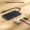 Belkin Connect AVC022fqBK USB-C Hub 5-in-1 Max 100W High Speed Data Transfer 4K@60Hz HDMI Output, 5Gbps Ultra Fast Data Transfer, Slim Hub for Windows, MacOS/iOS Compatible MacBook Pro, Air, iPad Pro view 3