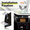 2PCS Car Double DIN Installation Kit with 8PCS Screws,Sturdy Car Double DIN Install Kit with Multiple Long & Short Holes,Practical Cars Doubles DINs Kits Mounting Brackets view 4