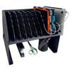 Plugsharge Laptop Charging Station for Classroom, Office, or Home, 10-Device Organizer with 6 AC Outlets & 4 Fast-Charging USB Ports, Fits Laptops, Tablets & E-Readers up to 1.3" Thick, 15.6" view 1