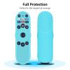 [2-Pack] HZIME New Replacement Remote Control Cover Compatible for VIZIO XRT270 Series Smart TV Remote Control, Silicone Controller Case Sleeve (Glow-in-The-Dark Blue and Green) view 2