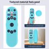 [2-Pack] HZIME New Replacement Remote Control Cover Compatible for VIZIO XRT270 Series Smart TV Remote Control, Silicone Controller Case Sleeve (Glow-in-The-Dark Blue and Green) view 3