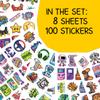 100pcs Gaming Stickers  Gamer Waterproof Vinyl Sticker for Kids, Teens, Laptop, Water Bottle, Phone, Skateboard, Console view 2