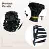 200 Pieces Self-Locking Nylon Zip Ties, 90Mm, Heavy Duty Uv-Resistant Cable Ties for Auto, Garage, and Home Use view 4