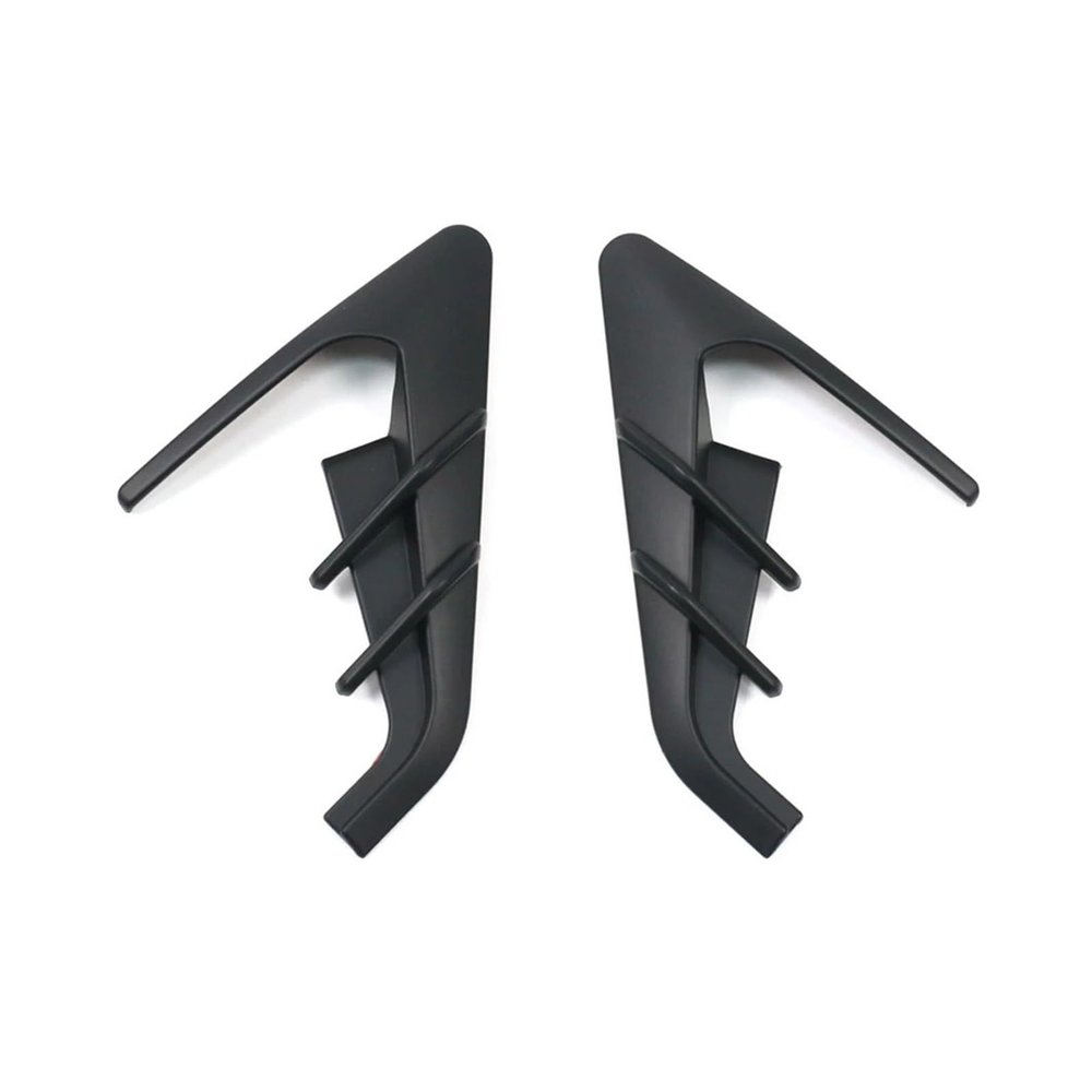 2pcs Side Camera Cover Compatible with Tesla New Model Y Juniper 2025 Launch 3 Highland 2024 Dash Cam Protective(Matte Black)