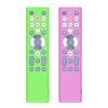 [2-Pack] New Replacement ERF6A80 ERF6G80H ERF6F80H Remote Control Cover Compatible for Hisense U6 U7 U8 U9 Series Smart TV Remote, Silicone Controller Case Sleeve (Glow-in-The-DarkGreen/Pink) view 1