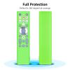 [2-Pack] New Replacement ERF6A80 ERF6G80H ERF6F80H Remote Control Cover Compatible for Hisense U6 U7 U8 U9 Series Smart TV Remote, Silicone Controller Case Sleeve (Glow-in-The-DarkGreen/Pink) view 2