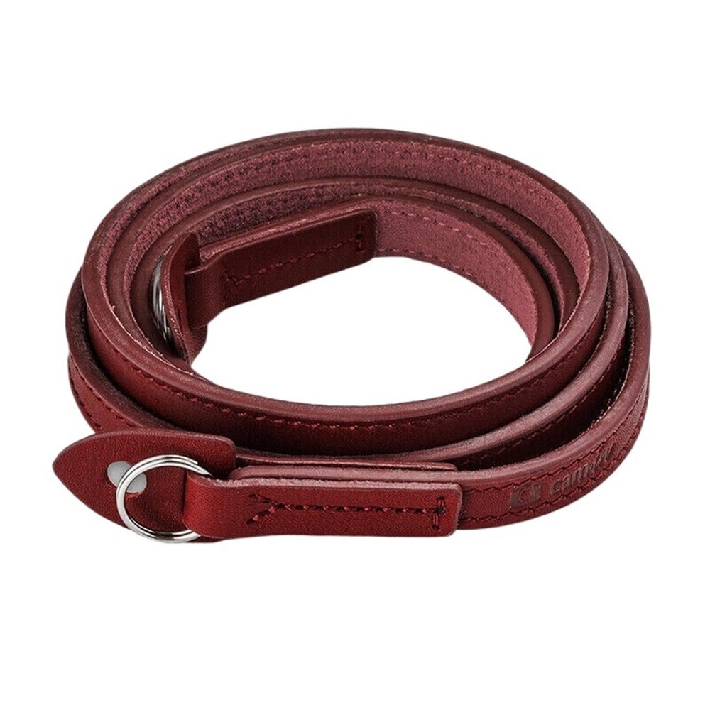 88JUNYh Camera Strap for Women Universal 95cm 125cm Retro Camera Leather Shoulder Neck strap(Red 95cm)