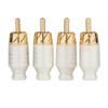 4PCS R1761 Gold Plated R/*C*A Plug Audio Adapter Connector AV Cable Professional Accessories(R1761) view 1