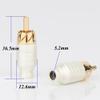 4PCS R1761 Gold Plated R/*C*A Plug Audio Adapter Connector AV Cable Professional Accessories(R1761) view 3