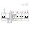 VBTCKZYXN Industrial Power Supply Lightning Protector Low Voltage Electric Cabinet 380V Lightning Arrester Surge Protection Module Secondary 220V Industrial Household(3P-40KA) view 3