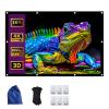 ZQKLHPL 300 inch Projector Screen Foldable Portable 16:9 4K HD Rear Front Wrinkle-Free Screen for Office Presentations Home Theater(250 Inch) view 1