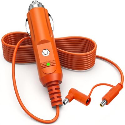 12V/24V 2M Car Charger 14AWG DC7909+8020 Plug Compatible with GRECELL 288Wh Solar Generator 300W,Goal Zero Yeti GZYeti Portable Power Station,BALDR Portable Power Station