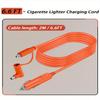 12V/24V 2M Car Charger 14AWG DC7909+8020 Plug Compatible with GRECELL 288Wh Solar Generator 300W,Goal Zero Yeti GZYeti Portable Power Station,BALDR Portable Power Station view 2
