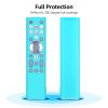 [2-Pack] New Replacement ERF6A80 ERF6G80H ERF6F80H Remote Control Cover Compatible for Hisense U6 U7 U8 U9 Series Smart TV Remote, Silicone Controller Case Sleeve (Glow-in-The-DarkBlue/Green) view 2