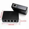 1 to 4 Gigabit Ethernet Splitter 1000Mbps RJ45 Hubs for Connecting Multiple Devices Like Computers and TVs USB C Powered Splitter view 3