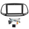 9" Car Radio Frame Bracket Stereo Mounting Frame with Wiring Harness Compatible with Fiat Doblo 2016 2017 2018 2019 view 1