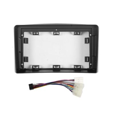 9" Car Radio Frame Bracket Stereo Mounting Frame with Wiring Harness Compatible with Toyota Land Cruiser VX (J100-101) 1998 1999 2000 2001 2002