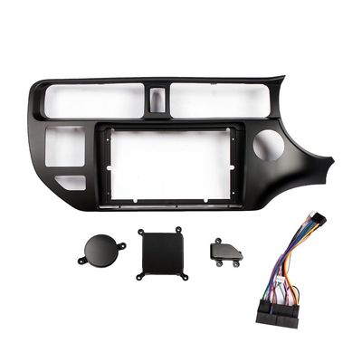 9" Car Radio Frame Bracket Stereo Mounting Frame with Wiring Harness Compatible with Kia Rio 2011 2012 2013 2014 2015 RHD