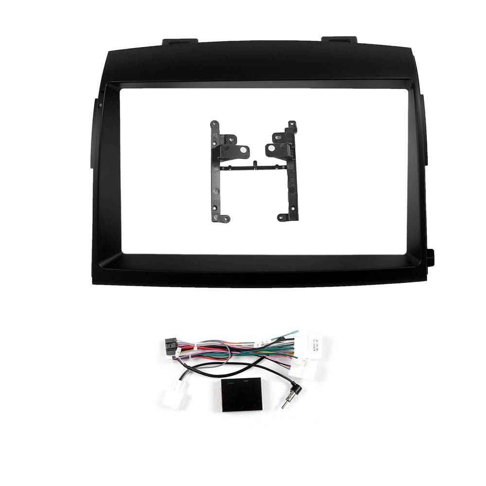 9" Car Radio Frame Bracket Stereo Mounting Frame with Wiring Harness Compatible with Toyota Sienna 2006 2007 2008 2009 2010