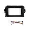 9" Car Radio Frame Bracket Stereo Mounting Frame with Wiring Harness Compatible with Toyota Fortuner Hilux 2015 2016 2017 2018 2019 view 1