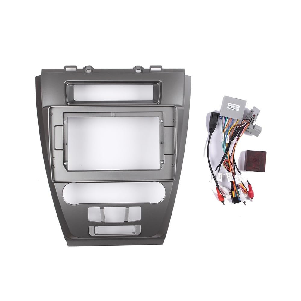 10.1" Car Radio Frame Bracket Stereo Mounting Frame with Wiring Harness Compatible with Ford Mustang 2010 2011 2012 2013 2014