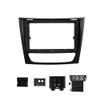9" Car Radio Frame Bracket Stereo Mounting Frame with Wiring Harness Compatible with Benz E Class 2005 2006 2007 2008 view 2