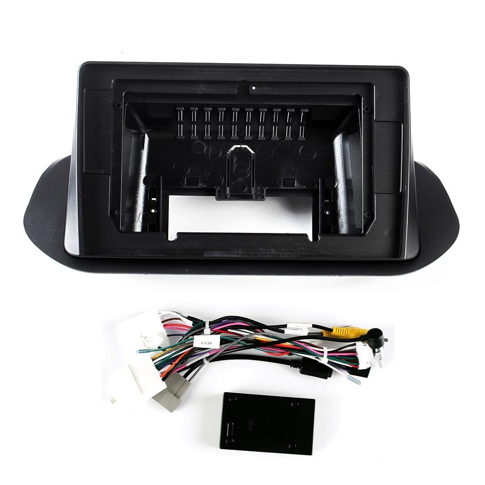 10.1" Car Radio Frame Bracket Stereo Mounting Frame with Wiring Harness Compatible with Nissan X-Trail 2021