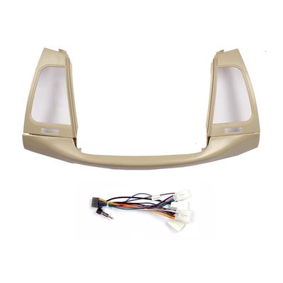 9" Car Radio Frame Bracket Stereo Mounting Frame with Wiring Harness Compatible with Toyota innvoa Crysta 2014 2015 2016 2017 2018 2019 2020 2021