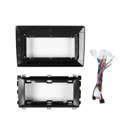 9" Car Radio Frame Bracket Stereo Mounting Frame with Wiring Harness Compatible with Toyota Auris 2014
