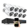 8CH POE 5MP NVR Kit CCTV Security System 4/6/8pcs 2MP IR Outdoor Waterproof IP Camera Mic Audio in Video Surveillance Kit(4PCS,8pcs Cameras) view 1