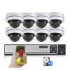 QDVOPHZA HD 4K 8MP Poe Camera Security System 8CH 4CH CCTV NVR Kit Video Surveillance System Night Vision Set Outdoor Waterproof(2T,8CH NVR and 4Cameras) view 2