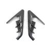 2pcs Side Camera Cover Compatible with Tesla New Model Y Juniper 2025 Launch 3 Highland 2024 Dash Cam Protective(Bright Carbon) view 1