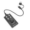 EBTOOLS USB Sound Card, External Stereo Sound Card, 7.1 Surround, USB to 3.5Mm Jack Adapter, with Volume Control, Voice Change, Plug and Play, for Pc, Laptop, Desktop, Headset view 1