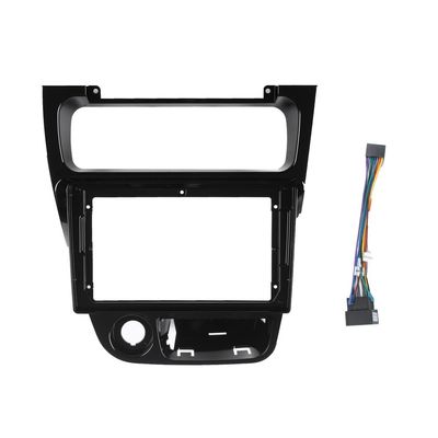 9" Car Radio Frame Bracket Stereo Mounting Frame with Wiring Harness Compatible with Proton Wira 1993 1994 1995 1996 1997 1998 1999 2001 2002 2003 2004 2005 2006 2007