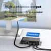 164ft/50m HDMI KVM Extender Over Ethernet, USB KVM Extender Over Ethernet Cat5e/6/7, 1080P@60Hz, Supports Keyboard and Mouse USB HDMI Loop Out, Power Over Cable(Transmitter+Receiver) view 2