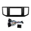 10.1" Car Radio Frame Bracket Stereo Mounting Frame with Wiring Harness Compatible with VW Crafter 2017 2018 2019 2020 2021 view 1