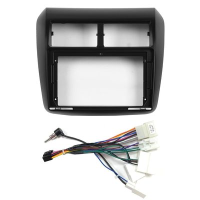 9" Car Radio Frame Bracket Stereo Mounting Frame with Wiring Harness Compatible with Toyota Wigo 2012 2013 2014 2015 2016 2017 2018 2019