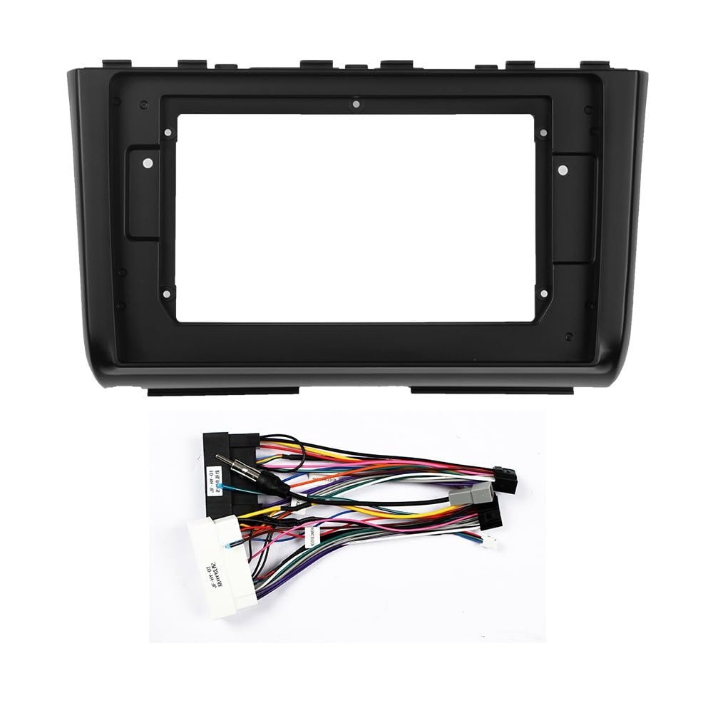 10" Car Radio Frame Bracket Stereo Mounting Frame with Wiring Harness Compatible with Hyundai Creta Ix25 2020