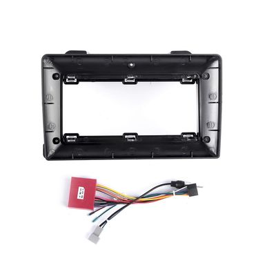 9" Car Radio Frame Bracket Stereo Mounting Frame with Wiring Harness Compatible with Mazda MPV 2002 2003 2004 2005 2006 2007