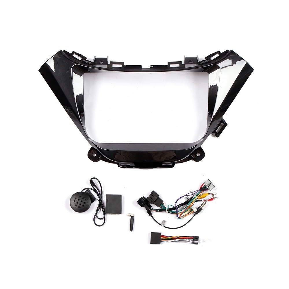 9" Car Radio Frame Bracket Stereo Mounting Frame with Wiring Harness Compatible with Chevrolet Malibu 2015 2016 2017 2018