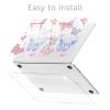 BlHMCASE Compatible with MacBook Air 15 inch Case 2025 2024 2023 Release M3 A3114 M2 A2941, Cute Butterfly Flower Protective Hard Shell Clear Cover for Mac Air 15 view 3