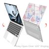 BlHMCASE Compatible with MacBook Air 15 inch Case 2025 2024 2023 Release M3 A3114 M2 A2941, Cute Butterfly Flower Protective Hard Shell Clear Cover for Mac Air 15 view 4