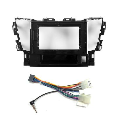 10.1" Car Radio Frame Bracket Stereo Mounting Frame with Wiring Harness Compatible with Toyota Alphard(30s) 2015 2016 2017 2018 2019