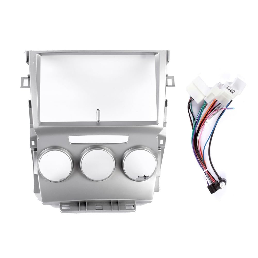 9" Car Radio Frame Bracket Stereo Mounting Frame with Wiring Harness Compatible with Toyota Verso 2010 2011 2012 2013 2014