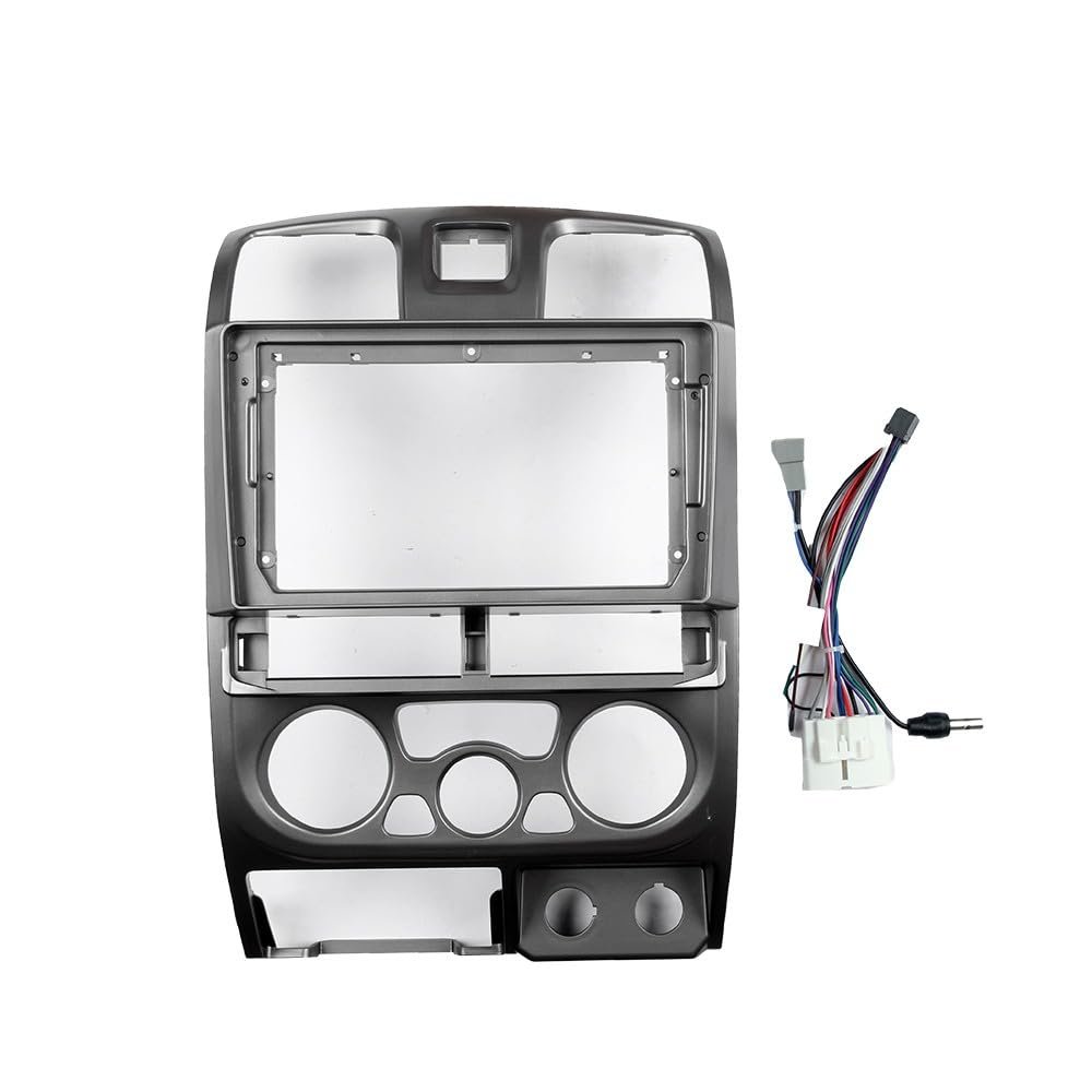 9" Car Radio Frame Bracket Stereo Mounting Frame with Wiring Harness Compatible with Isuzu D Max/Mu-7/ Chevrolet Colorado 2001 2002 2003 2004 2005