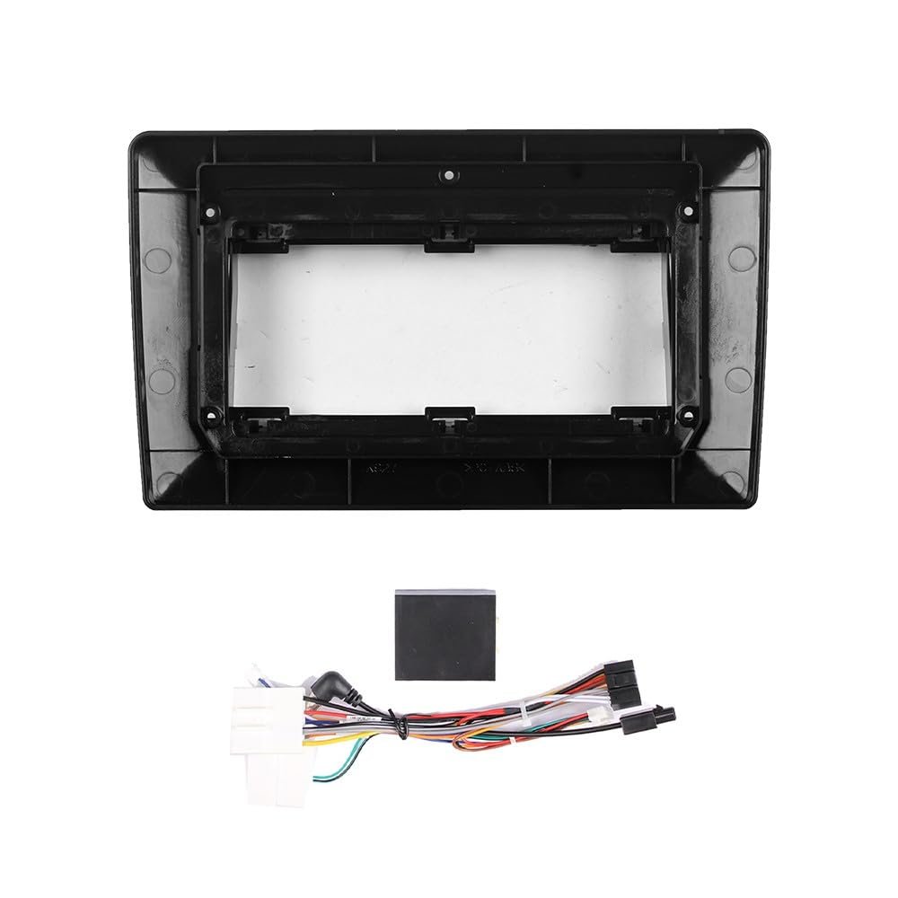 10.1" Car Radio Frame Bracket Stereo Mounting Frame with Wiring Harness Compatible with Proton Waja 2000 2001 2002 2003 2004 2005 2006 2007 2008 2009 2010 2011