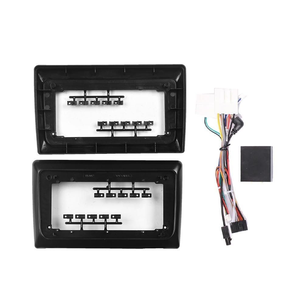 10.1" Car Radio Frame Bracket Stereo Mounting Frame with Wiring Harness Compatible with Perodua Bezza 2016 2017 2018 2019 2020 2021