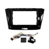 10" Car Radio Frame Bracket Stereo Mounting Frame with Wiring Harness Compatible with VW Passat 2016 2017 2018 2019 view 1